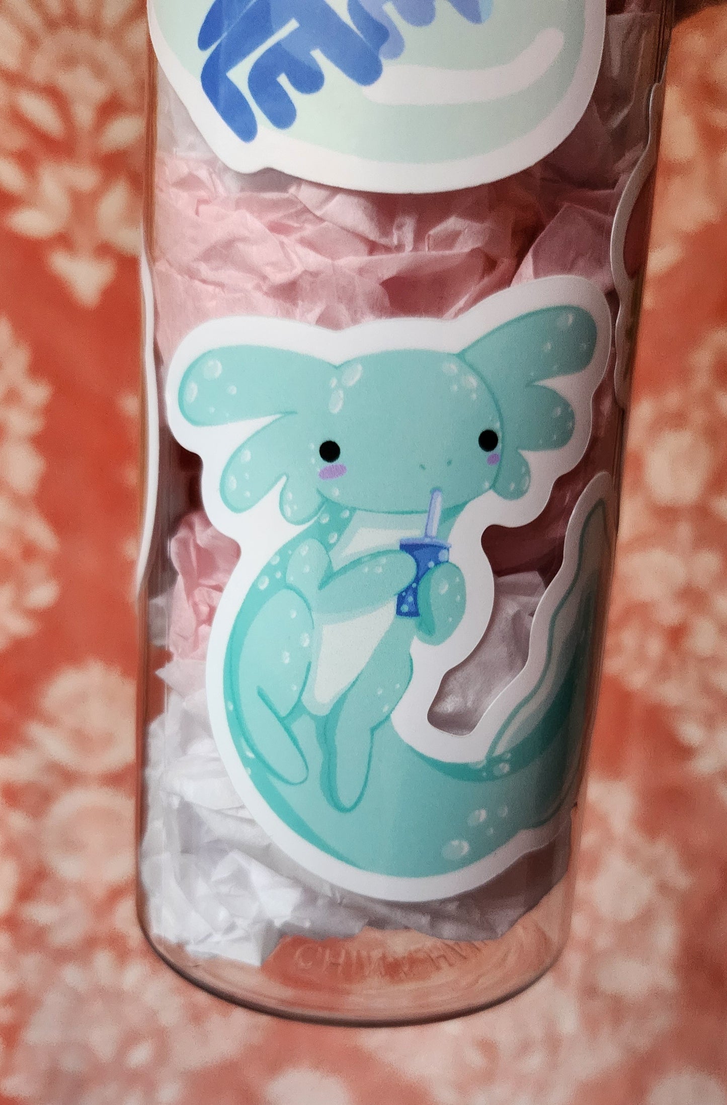 3x3 Original Soda Axolotl Sticker