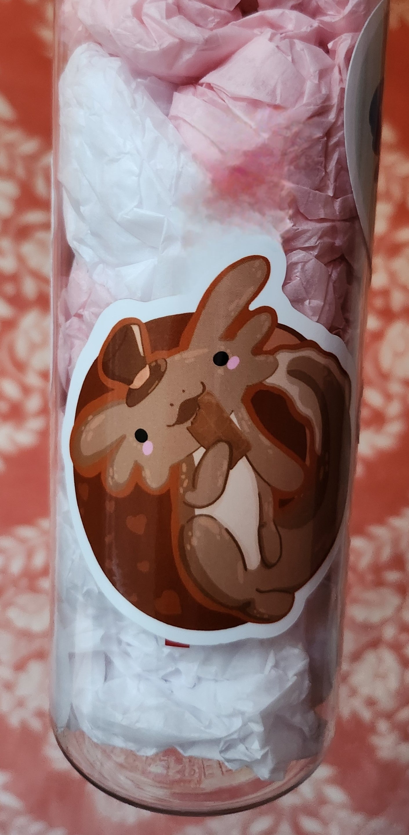 3x3 Chocolate Axolotl Sticker