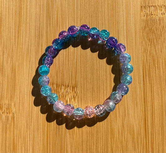 Mermaid Glass Bead Bracelet