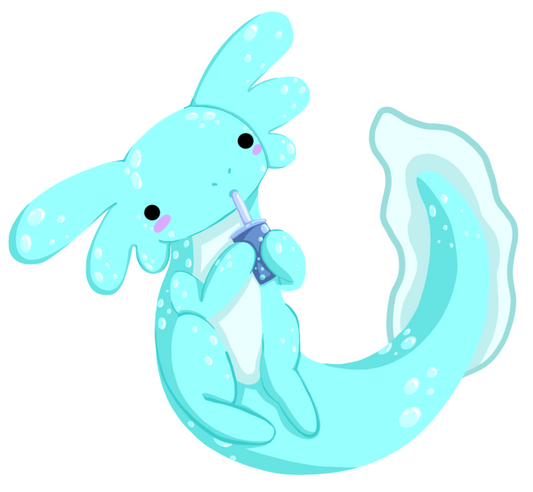 3x3 Original Soda Axolotl Sticker