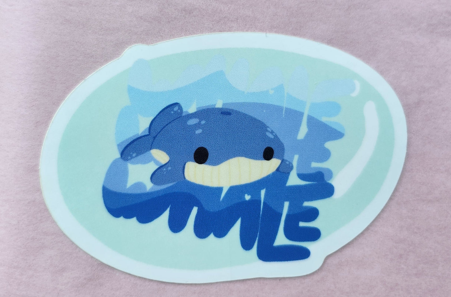 3.00 x 2.00 Whale Whale Whale Sticker